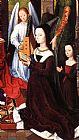 The Donne Triptych [detail 5, central panel] by Hans Memling